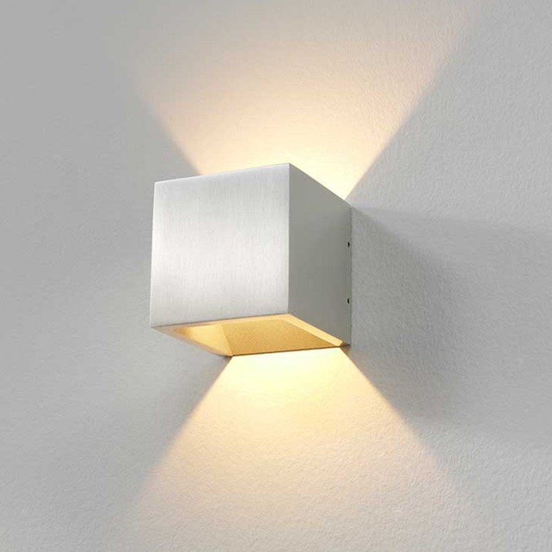 LED wandlamp 8955 Cube Alu Top Merken Winkel